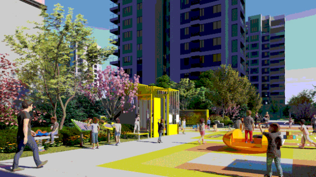 金輝地產(chǎn)項(xiàng)目金輝觀瀾云著效果圖