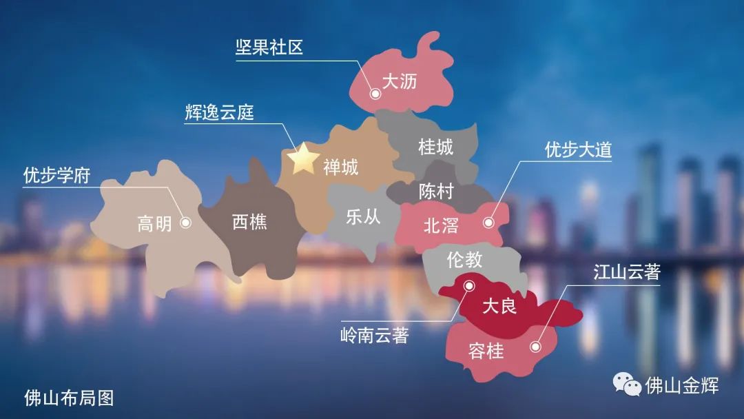 金輝集團(tuán)佛山布局圖